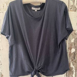 LOFT Tie-Front T-Shirt Size XL
